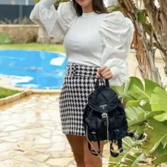 ZARA COMBINATION KNIT TOP SIZE M           🌸Bloggers Favorite🌸 - Picture 10 of 14